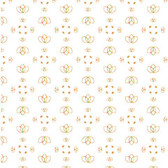 Seamless vector floral pattern design showcases colorful retro flowers, a delightful spring textile illustration