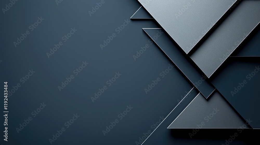 Poster triangle abstract background concept. abstract geometric shapes in dark tones, suitable for modern d