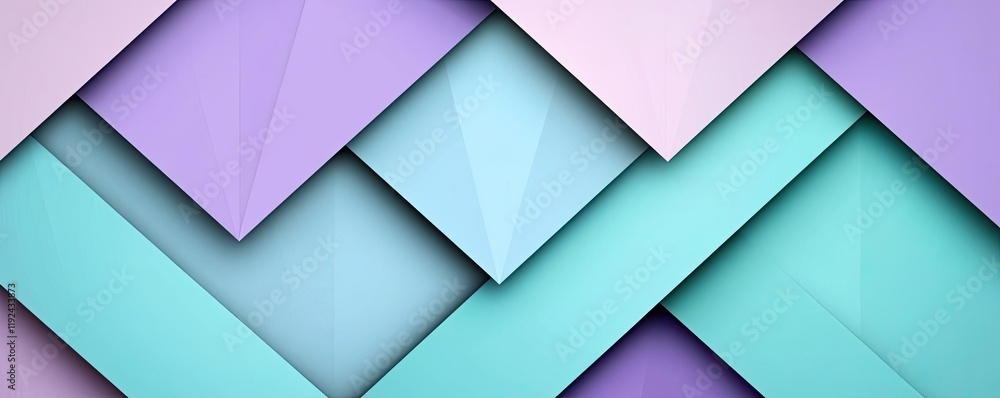 Poster Triangle abstract background concept. Colorful abstract geometric shapes creating a modern and artistic background.