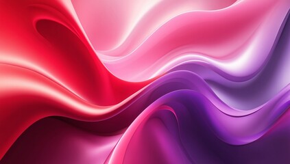 Obraz premium Vivid abstract background with dynamic red and purple curving shapes, highlighting modernity, creativity, and vibrancy