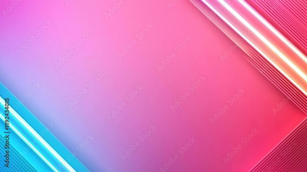 Aufkleber Blurred abstract background idea. A vibrant abstract background with colorful lines and a gradient effect.
