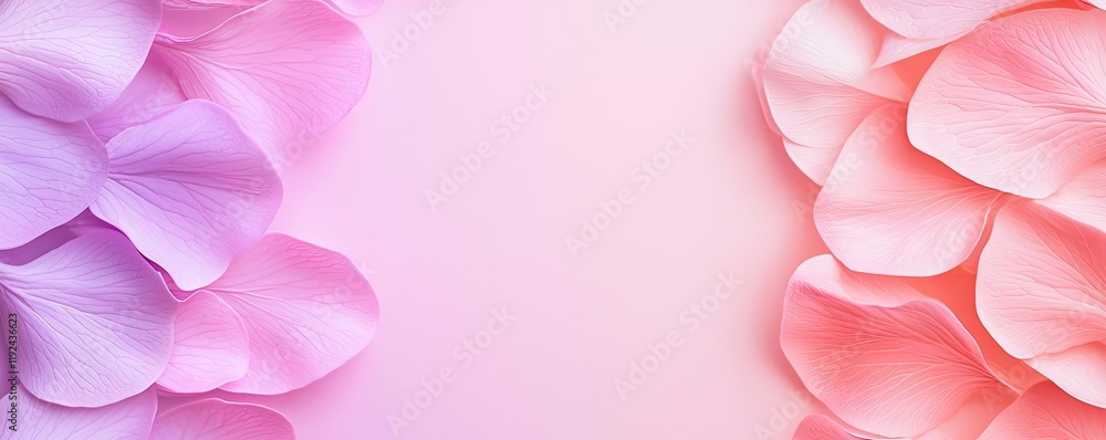 Aufkleber Blurred abstract background idea. Colorful flower petals create a beautiful soft background for design or decoration.
