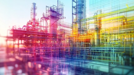 Depiction of chemical engineering processes focusing reactor design industrial applications and largescale synthesis techniques