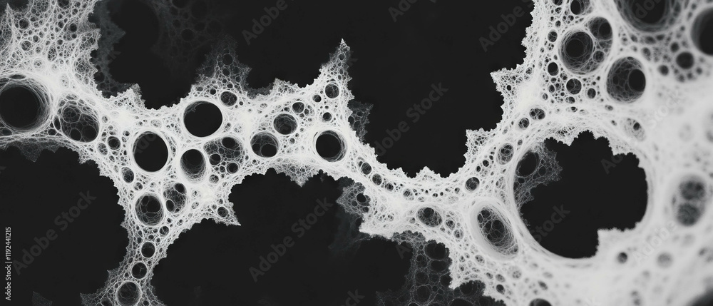 Aufkleber Intricate fractal pattern showcasing infinite complexity and depth in abstract design