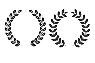 laurel wreath set illustrator