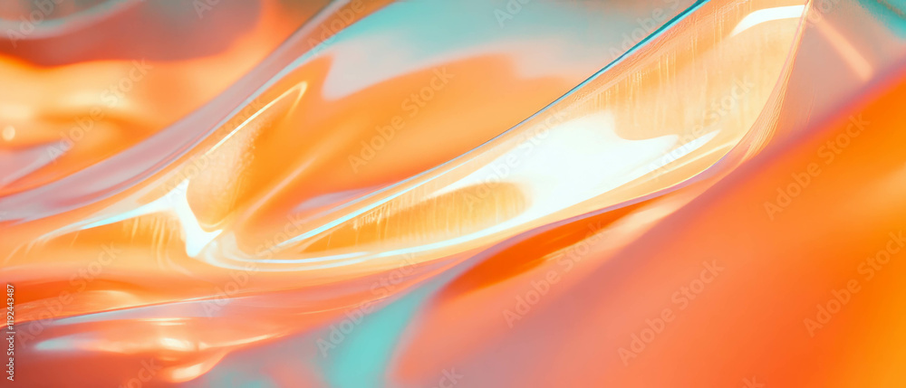 Poster Vibrant abstract lines create a dynamic and energetic background full of color and movement