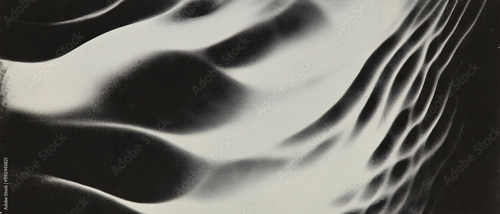 Poster Dynamic abstract patterns showcasing etchings and artistic expression in fluid forms