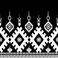 The geometric ethnic pattern of traditional style. Navajo, America Indian patterns. Design for background, wallpaper, clothing, wrapping, Batik, fabric, and prints. Vector illustration.
