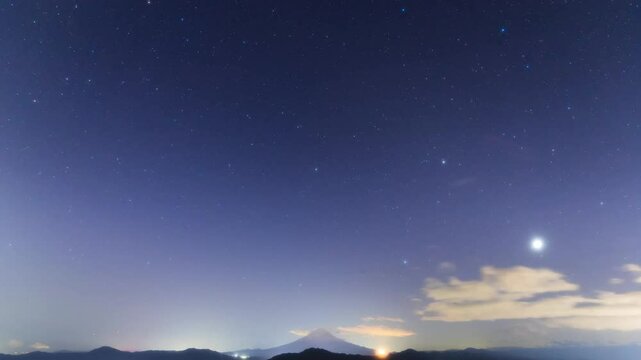 冬の大三角とカノープス