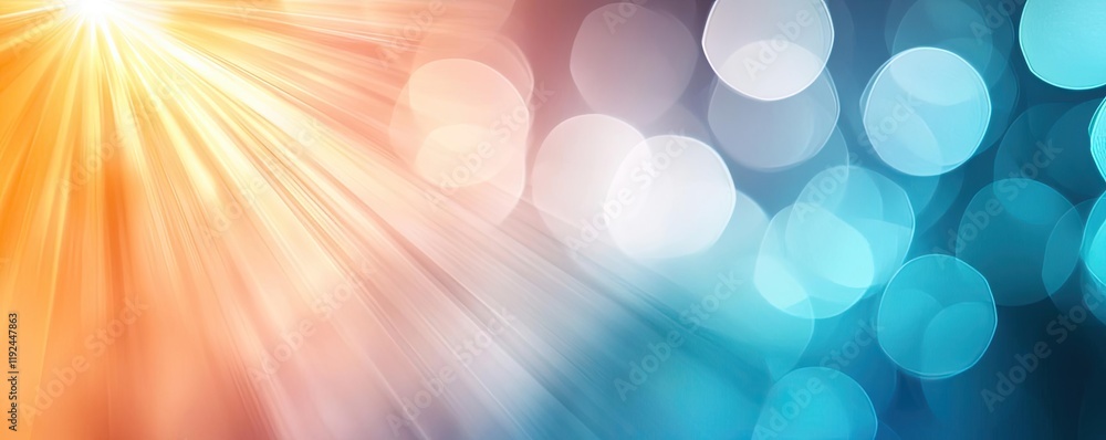 Aufkleber Blurred abstract background idea. Vibrant light rays create a stunning abstract background for graphic design projects.