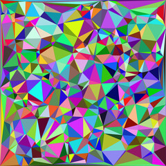 Fototapeta premium Colorful abstract geometric triangle pattern seamless design