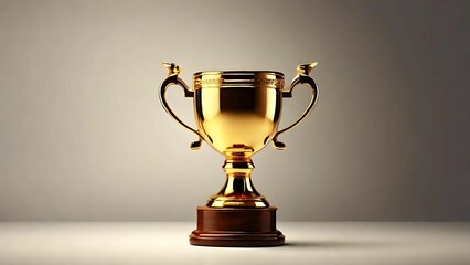 Golden trophy
