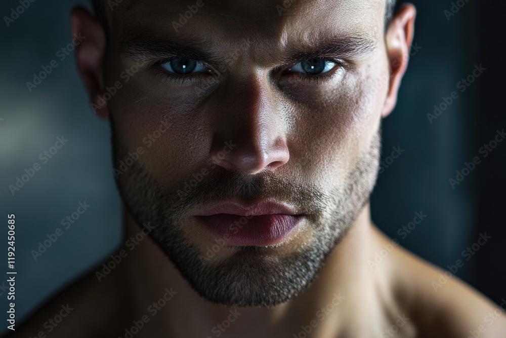 Poster a close-up photo of a man with a full beard, suitable for use in articles or social media profiles