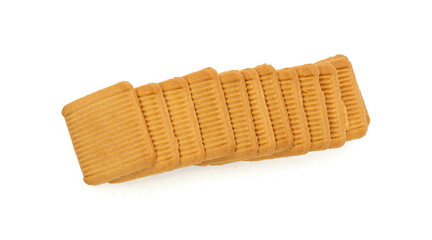 Italian Square Cookies, Novellini Biscuits, Rectangular Pastry Cracker, Wheat Bakery Dessert, Novellino