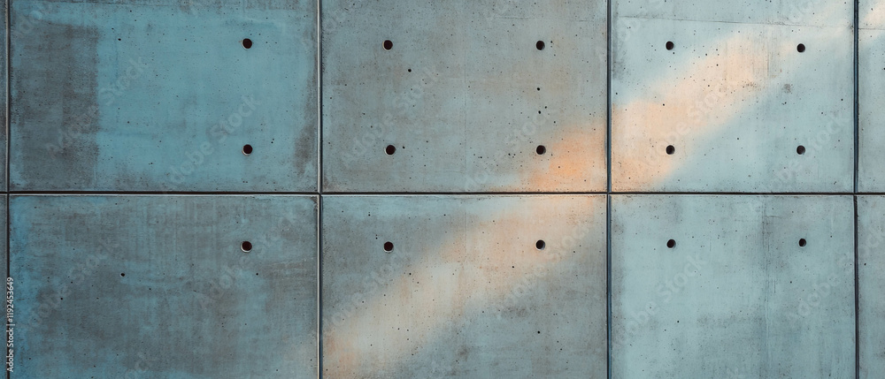 Poster rough concrete textures create a unique urban aesthetic in modern architecture