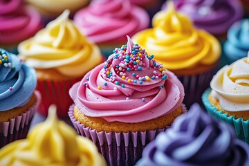 Colorful Cupcakes