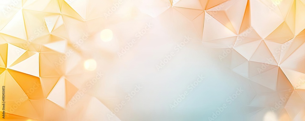 Poster Triangle abstract background concept. Colorful geometric abstract background design with light reflections and soft gradients.