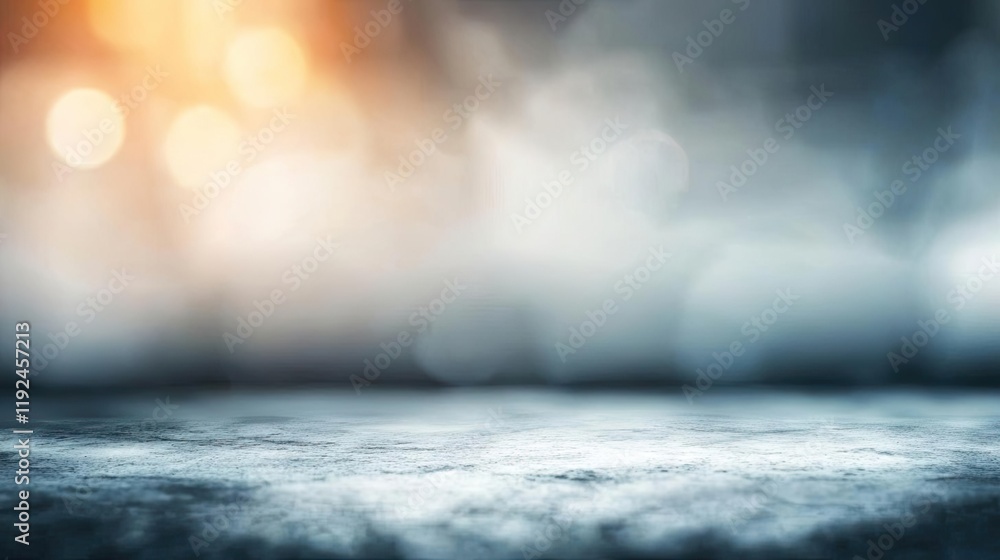 Poster Cloudy abstract background concept. A blurred background with an artistic blend of colors and soft lighting effects.