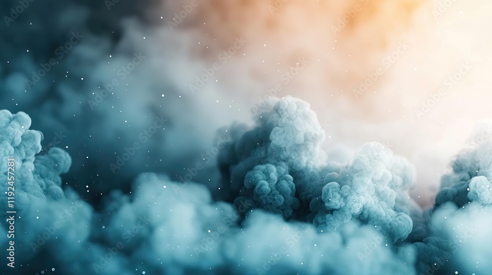 Poster cloudy abstract background concept. a dramatic view of ominous clouds illustrating the beauty of nat