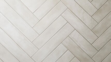 Elegant Light Gray Herringbone Pattern Tiles for Interior Design