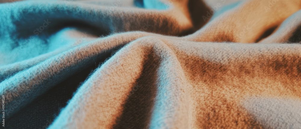 Poster Soft woven fabric with a cozy matte texture creating a warm atmosphere in any space
