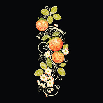 Henna design illustration