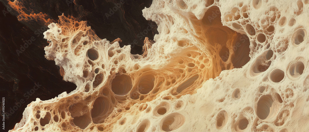 Poster exploring the intricate beauty of fractal patterns in stunning detail