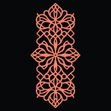Henna design illustration