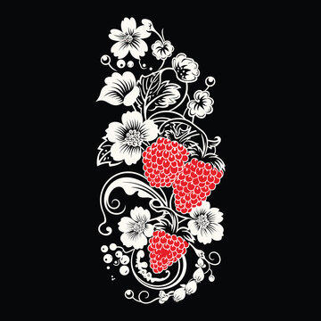 Henna design illustration