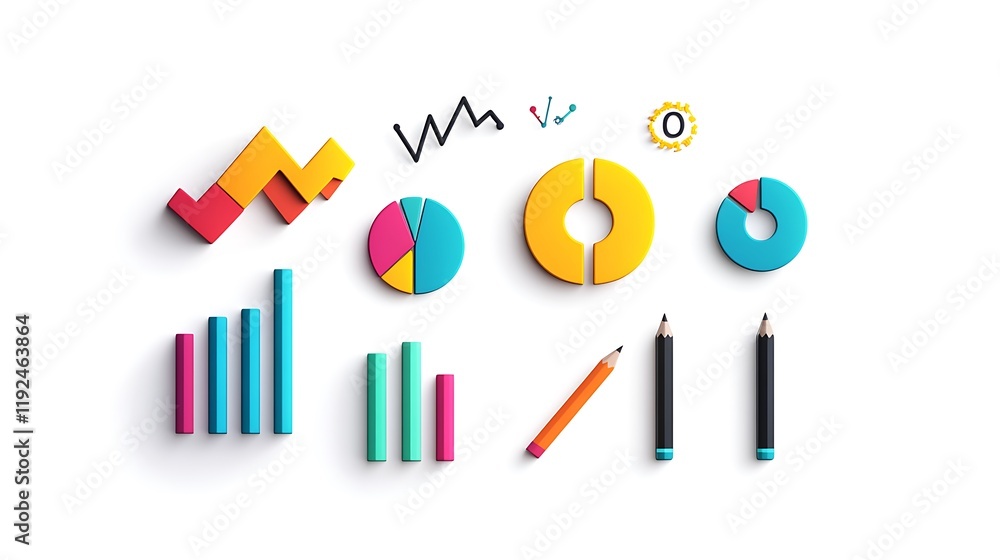 Aufkleber sleek vector infographic elements for modern data visualization