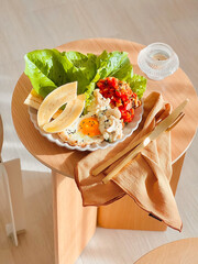 Healthy brunch dish. Delicious food. Cooking recipes. Bruch menu. Healthy recipes. Easy home...
