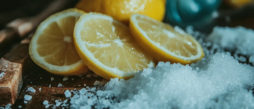 Lemon and salt as natural cleaning agents for effective home solutions