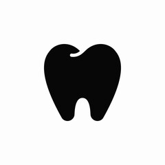 dental tooth care icon vector sign