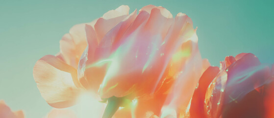 Vibrant melting colors create an abstract dreamscape of blurred shapes and forms