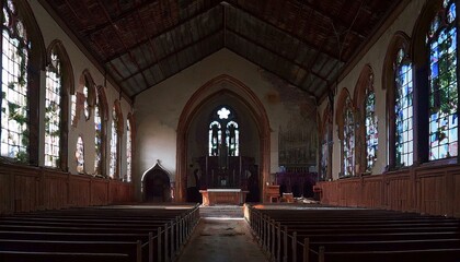 Nature's embrace softens the edges of abandonment.  