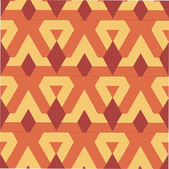 Seamless abstract geometric shape pattern