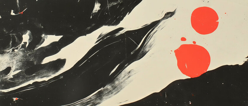 Unique monoprints showcasing spontaneous marks and textured patterns