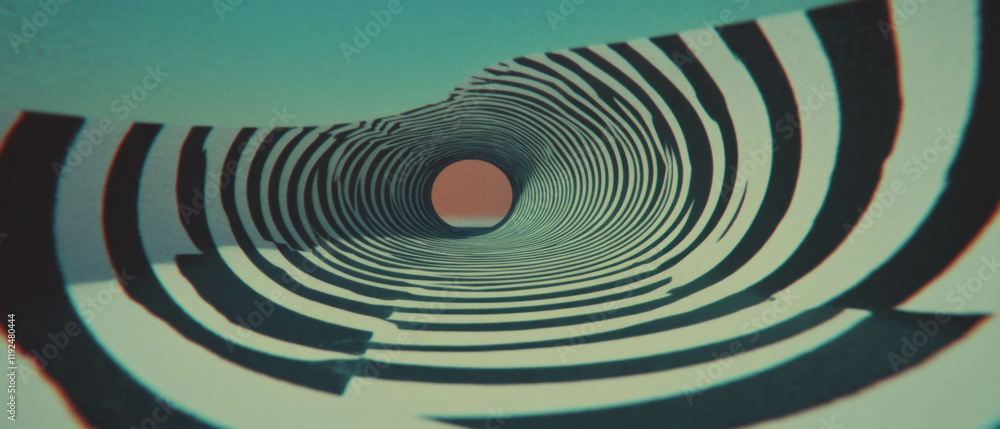 Poster Explore mesmerizing optical illusions through geometric patterns and visual distortions
