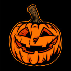 vector halloween pumpkin design