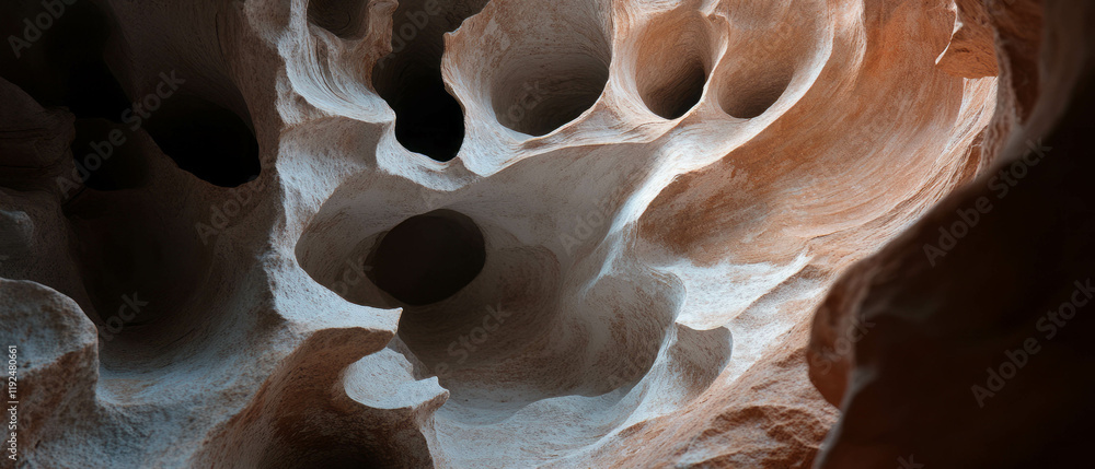 Aufkleber natural textures and organic shapes create an abstract earthy background in stunning formations