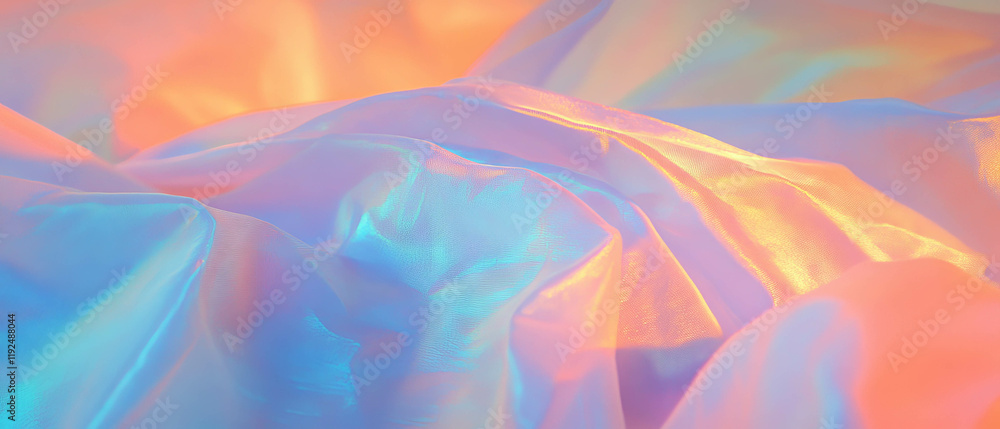 Aufkleber smooth blending of soft pastel hues creates a serene visual experience