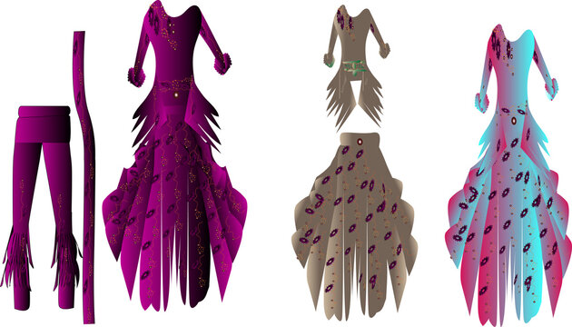 nw skart party dress design