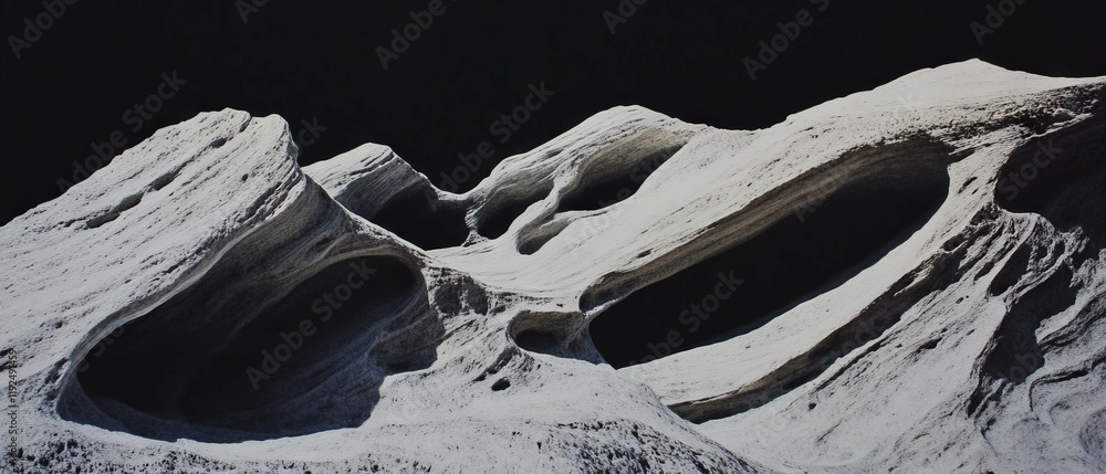 Poster dynamic flow of swirling textures creates an abstract landscape for exploration