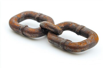 Obraz premium Broken Chain Symbolizing Security Breach Concept