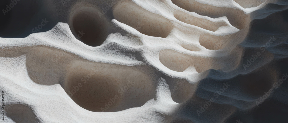 Poster Exploring unique textures and intricate embossed patterns on surfaces