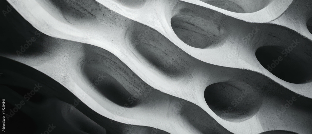 Poster Textured aluminum surfaces showcase intricate patterns and tactile visual depth