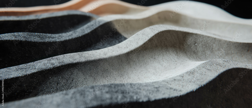 Poster textured surfaces featuring embossed patterns showcasing tactile sensations