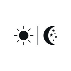 Day and night icon.