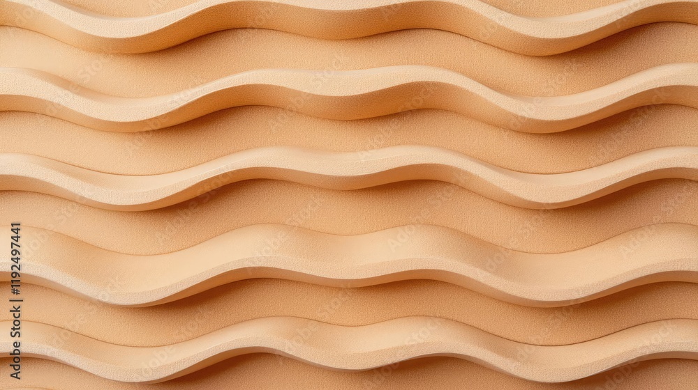 Poster Studio absorber concept. Abstract wavy texture of wood in light tones for creative design and background use.