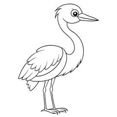 Obraz premium vector design silhouette of a pelican 